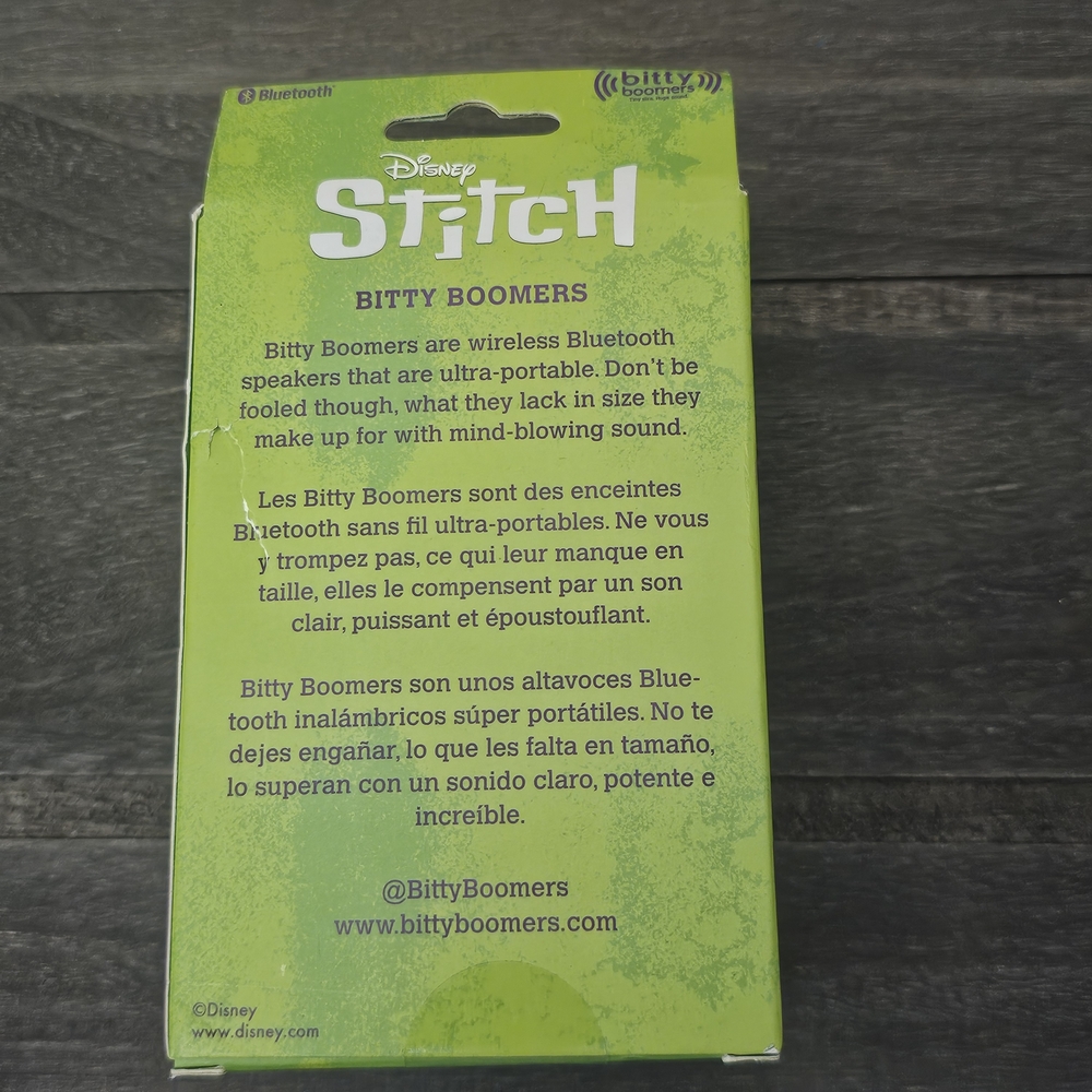 Disney Stitch Bitty Boomers Bluetooth Speaker. 2" - Picture 4 of 7